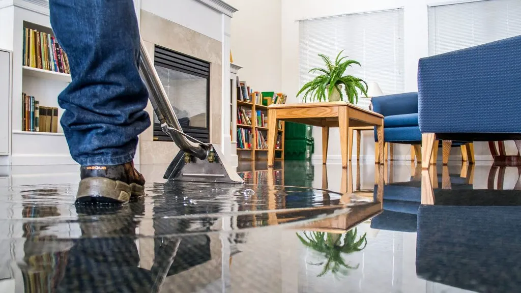 Triangle Restoration technician responding to water damage in a Raleigh-area home